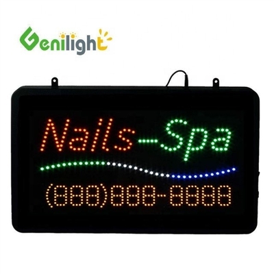Rechthoekige Indoor Open LED Sign met Telefoon Telefoon Functie 3 Soort van verandering