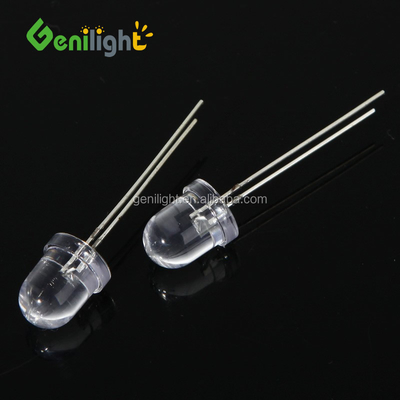 5 mm ronde diode genilight 8 mm F8 LED standaard transparante elektronische componenten