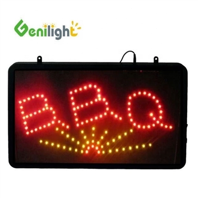 Stroomcertificaat ABS Open-Mold BURGERS KEBABS LED Sign voor maat en kleur