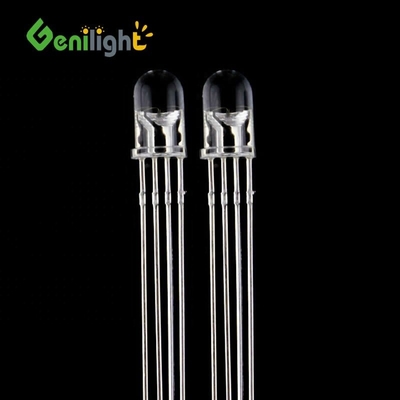 Doorzichtige 3 mm/5 mm/8 mm/10 mm LED-diode met ultra heldere 4-pinnige ronde topemitter Beschrijving -