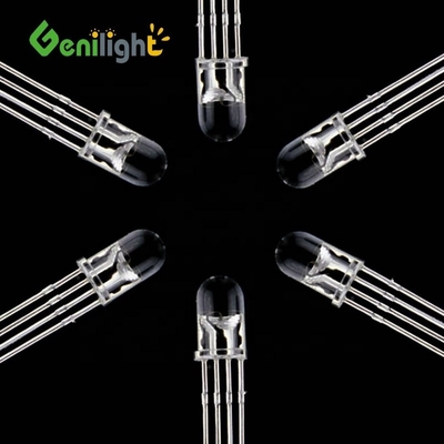 Doorzichtige 3 mm/5 mm/8 mm/10 mm LED-diode met ultra heldere 4-pinnige ronde topemitter Beschrijving -