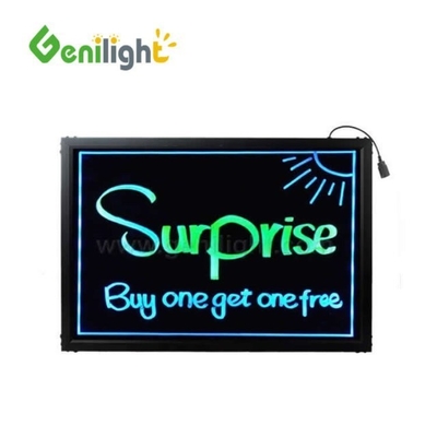 Goed tegenwind vermogen flitsend afstandsbediening verlicht uitwisbaar neon led bericht menu schrijfbord