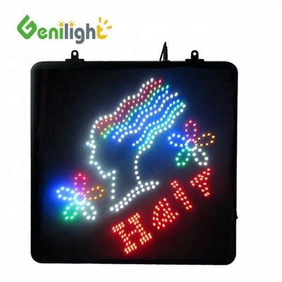 Genilight Indoor LED Schoonheidssalon Teken Energiebesparende achtervolgings- en verplaatsingsfunctie 56 * 33 cm
