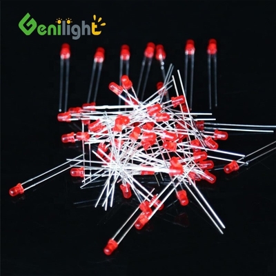 3Mm F3 Rode LED-diode DC3V 20MA Ampuullampen Componenten Stroom Max Geen