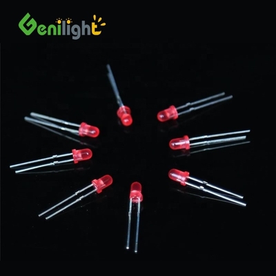 3Mm F3 Rode LED-diode DC3V 20MA Ampuullampen Componenten Stroom Max Geen