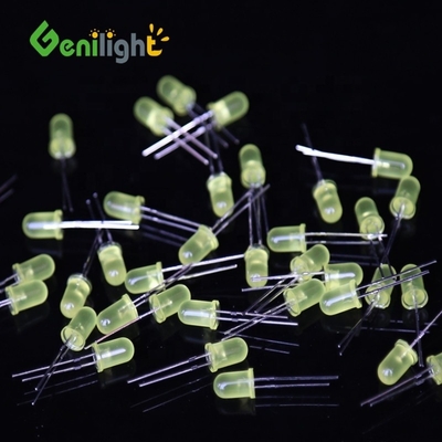 5 mm gele kaars licht flikkerende diodes helder LED licht met max. omgekeerde stroom 50uA