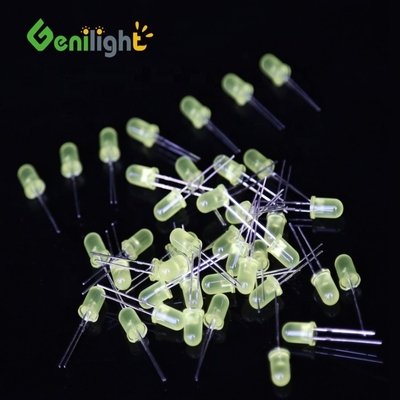 5 mm gele kaars licht flikkerende diodes helder LED licht met max. omgekeerde stroom 50uA