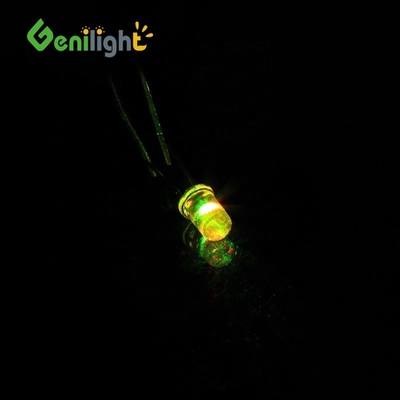 5 mm gele kaars licht flikkerende diodes helder LED licht met max. omgekeerde stroom 50uA