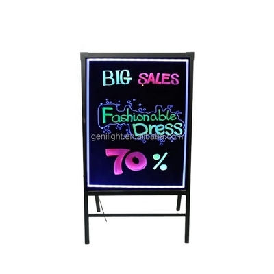 Animatie Display Modus Uitwisbare LED Schrijfbord Light Box met RGB SMD5050 LED Strip