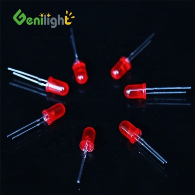 F5 5 mm LED-lamp Diode-uitstralende LED-lamp Wit Groen Rood Blauw Geel Twee Pin