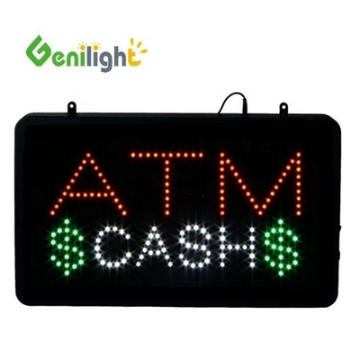 Genilight 22 * 13 inch Super Helderheid LED Check Contante brief Neon Open Teken voor binnen