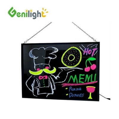 Rechthoekig type 60*40cm Acrylbord RGB Magic LED Schrijfbord met windwerend vermogen