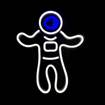 Energieverbruik 1 Astronaut Neon Light Projector Ruimte Led Borden voor slaapkamer Wand Decor
