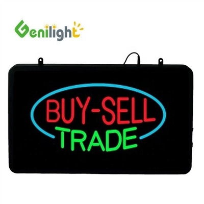 Genilight 56*33 cm rechthoekig LED BAIL BONDS Neon teken Animatie Materiaal Epoxy Hars
