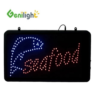 Persoonlijke brief SUSHI vis Led Neon Sign voor rechthoekig stroomcertificaat CE ROHS en meer