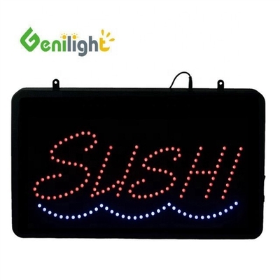 Persoonlijke brief SUSHI vis Led Neon Sign voor rechthoekig stroomcertificaat CE ROHS en meer