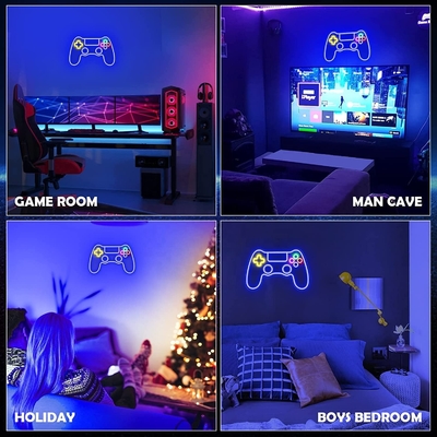 Voeg een pop van kleur aan uw gamer kamer met 41 * 27.5cm Custom Game Controller Neon Sign