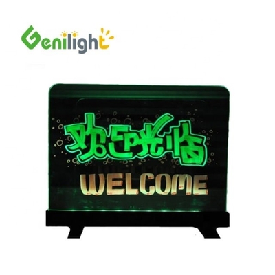 Geschenk Rectangle LED Message Writing Board 60*80cm voor vakantie/evenement/menu decoratie
