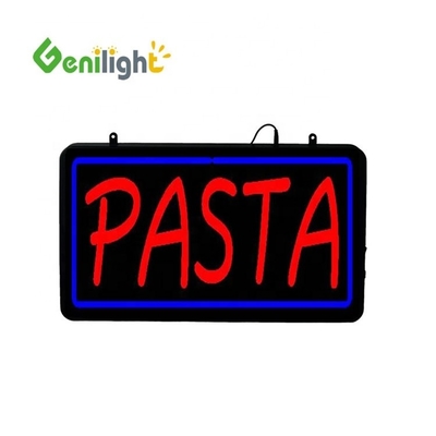 Acrylische voorplaat PASTA Neonborden met en animatie display functie