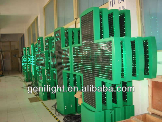 P16 P20 Pixels 3D LED Apotheek Cross Display Sign met RS232 RF Control Communication