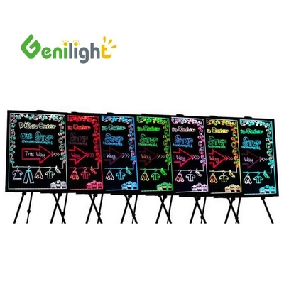 OEM Flashing Stand Billboard Glowing Drawing LED Schrijfbord Volkleurig Boord