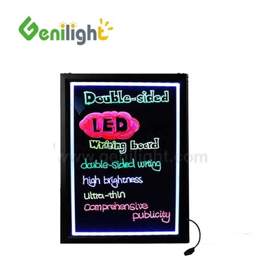 OEM Flashing Stand Billboard Glowing Drawing LED Schrijfbord Volkleurig Boord