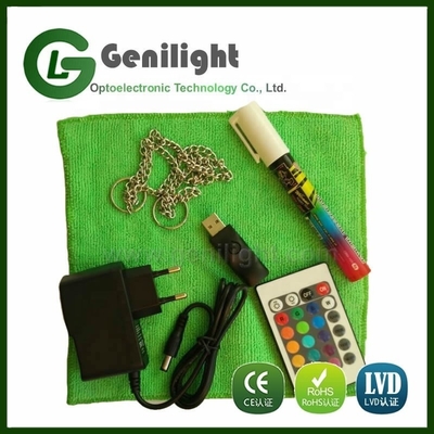 Uitstekend windwerend rechthoekig type VIP 13 Jrs Acryl RGB Magic LED Schrijfbord