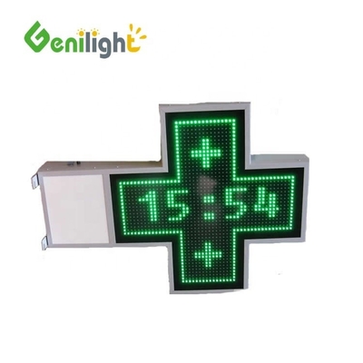 Hoge contrastverhouding Blauw Rood Geel of volkleurig apotheek LED kruisbord