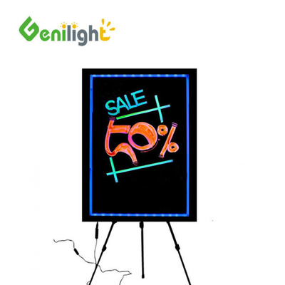 Acryl rechthoekig neon schrijfbord LED-scherm voor bedrijven
