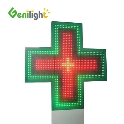 Foto Media LED Cross Medical Pharmacy Display voor de farmaceutische industrie