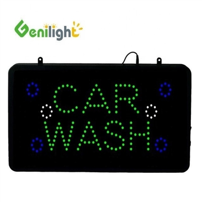 Energiebesparing Custom LED Open Sign Genilight Indoor voor stomerij 3 Flash Modes