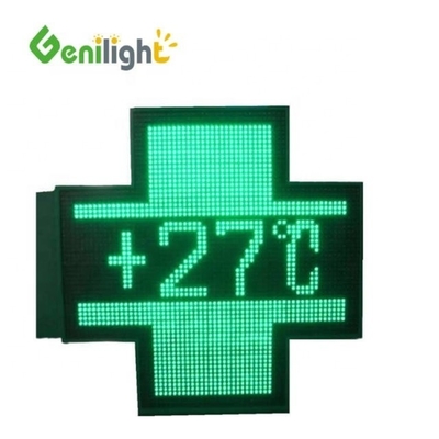 3D-animatie LED-display Aantrekkelijk Led Apotheek Cross Display met 1280 / 2560 stippen