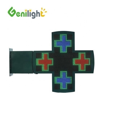 3D-animatie LED-display Aantrekkelijk Led Apotheek Cross Display met 1280 / 2560 stippen