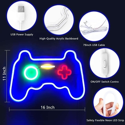 5V Spanning Customized Game Neon Signs voor Home Bar Man Cave Golf Pub Home Decor