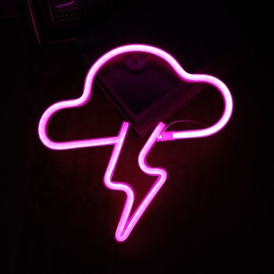 1 Energieverbruik Op maat gemaakte wolk led neon licht wandlicht voor slaapkamer en kinderkamer