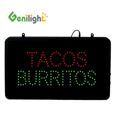 Genilight 22 * 13 inch CE RoHS flitsend LED neonbord voor fotostudio rechthoekige vorm