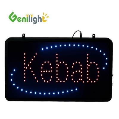 Genilight 22 * 13 inch CE RoHS flitsend LED neonbord voor fotostudio rechthoekige vorm
