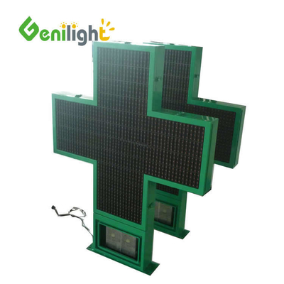 Grafiek Display Functie RGB Groen LED PHARMACY CROSS voor klant aantrekkingskracht