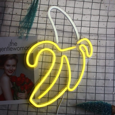 Gepersonaliseerde bananen LED neon bord wand decoratie voor nacht licht Levensduur 50000 uur