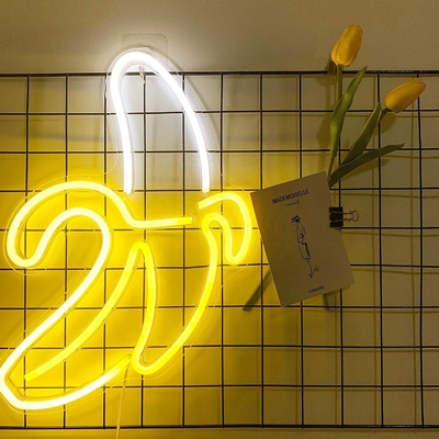 Gepersonaliseerde bananen LED neon bord wand decoratie voor nacht licht Levensduur 50000 uur
