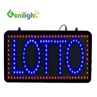 Originele Genilight Indoor 56*33cm Super Helderheid Custom LED LOTTO Open Display LED Sign