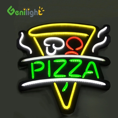 Custom Logo LED Pizza Sign met lange levensduur GLT-FNS002