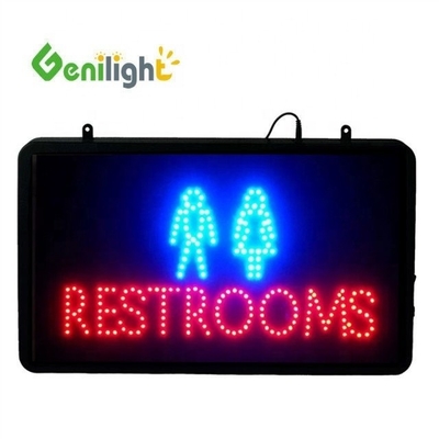 56*33 Panelgrootte Custom WC Toilet LED Neon Light Sign met 1