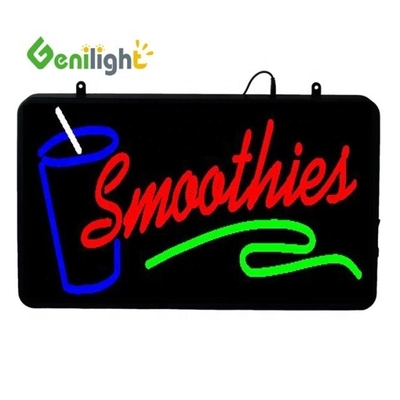 Winkel Voorkant Decoraties LED Neonbord voor verse bagels 56*33cm Scherm Afmeting