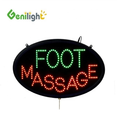 OEM Touch Screen LED Neon Voetmassage Open teken met animatie en aan/uit stroom