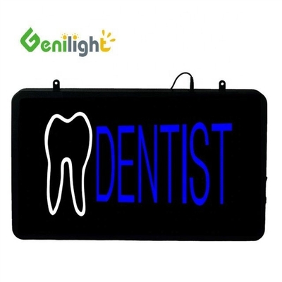 ABS Open-Mold Genilight Oval 58*36cm LED Neon Open Teken met Tand Logo