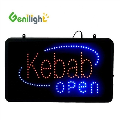 ABS Open-Mold Genilight Oval 58*36cm LED Neon Open Teken met Tand Logo