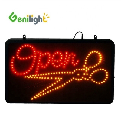 Barberscissors snijden LED-bord Populair geanimeerde neonketen voor uw zakelijke behoeften