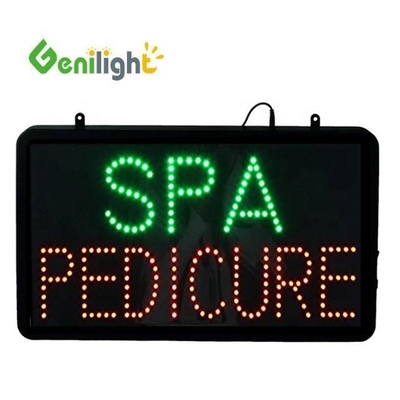 ABS Open-Mold Custom Indoor Animation Led Open Sign voor Salon/Waxing/Spa/Nails Store