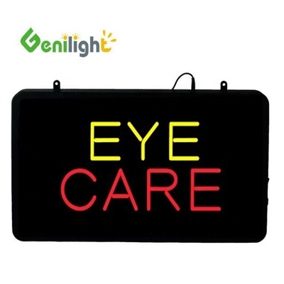 Gepersonaliseerd Acryl Front Board Genilight LED Neon Sign voor oogverzorging 22 * 13 inch CE RoHS